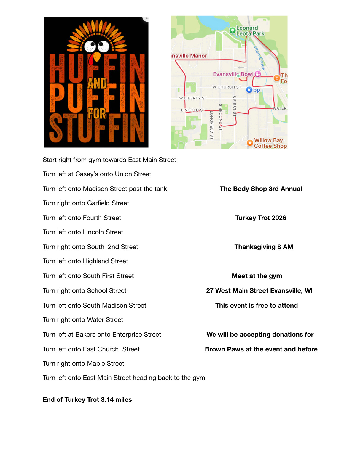 3rd annual route